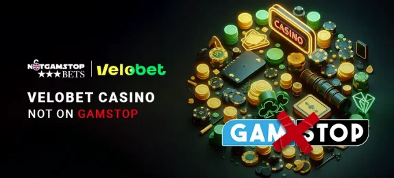 Velobet casino not on Gamstop logo